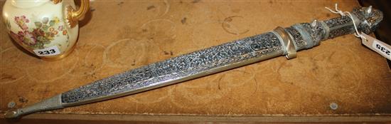 Jordanian silver mounted Khanjar